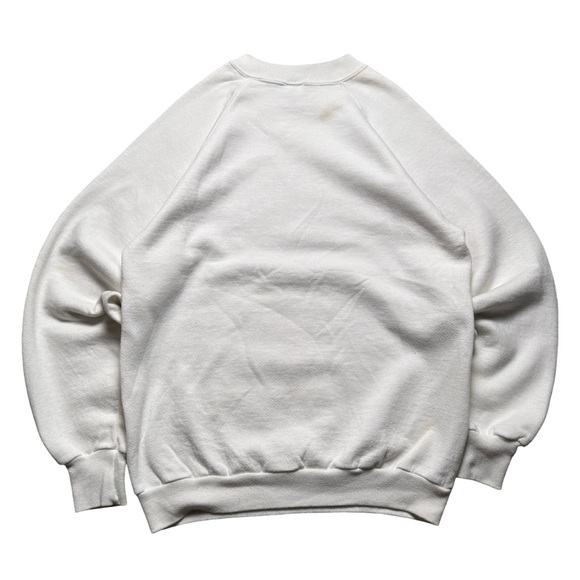 Vintage 90s Cheerleader Pullover Sweatshirt Jerzees Medium Flaws - Picture 7 of 7